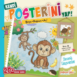 Kendi Posterini Yap! Boya Kopart As! Sevimli Hayvanlar - Parlayan Yıldız