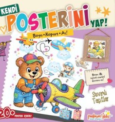 Kendi Posterini Yap! Boya Kopart As! Sevimli Taşıtlar - Parlayan Yıldız