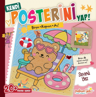 Kendi Posterini Yap! Boya Kopart As! Sevimli Yaz - 1