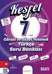 Keşfet Serisi 7. Sınıf Görsel ve Sözel Yetenek Türkçe Soru Bankası - 1