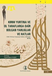 Kırım Yurtına ve Ol Taraflarga Dair Bolgan Yarlıglar ve Hatlar 2 Cilt Takım - 1