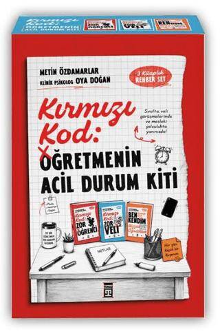 Kırmızı Kod: Öğretmenin Acil Durum Kiti Set – 3 Kitap - 1