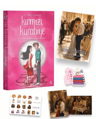 Kırmızı Kurabiye - Kenar Boyamalı - 1