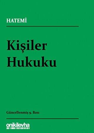 Kişiler Hukuku - 1