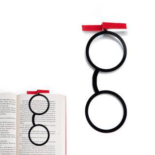 Kitap Ayracı Harry Potter Gözlük Kırmızı-Siyah - 1