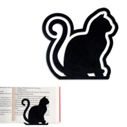 Kitap Ayracı Kedicik Siyah - Bcoverart