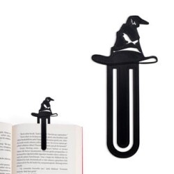 Kitap Ayracı Seçmen Şapka Siyah - Bcoverart