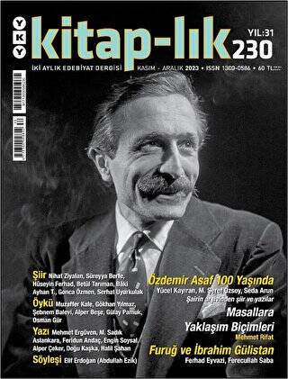 Kitap-lık 230 - Kasım - Aralık 2023 - 1