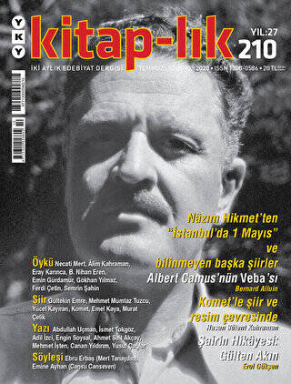 Kitap-lık Dergisi Sayı: 210 Temmuz - Ağustos 2020 - 1