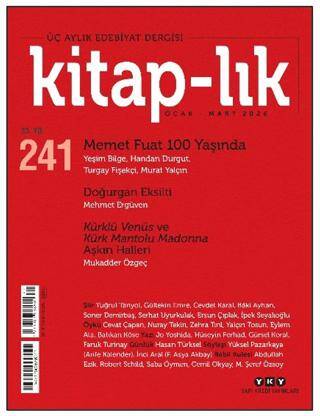 Kitap-lık Dergisi Sayı: 241 Ocak- Mart 2026 - 1