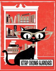 Kitap Okuma Ajandası - Gözlüklü Kedi - Fa Yayınları