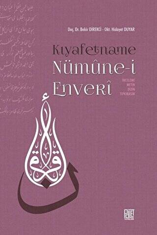 Kıyafetname - Numune-i Enveri - 1