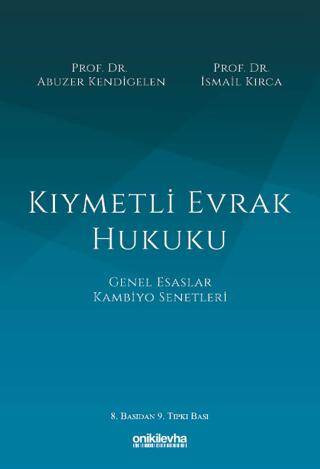 Kıymetli Evrak Hukuku - 1