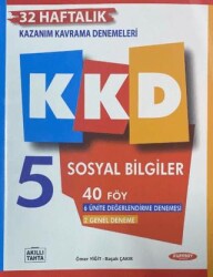 KKD 5. Sınıf Sosyal Bilgiler Haftalık Kazanım Kavrama Denemeleri - Kurmay Yayınları
