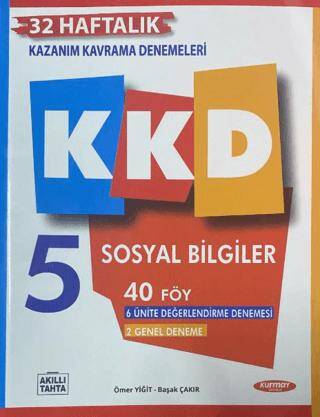 KKD 5. Sınıf Sosyal Bilgiler Haftalık Kazanım Kavrama Denemeleri - 1