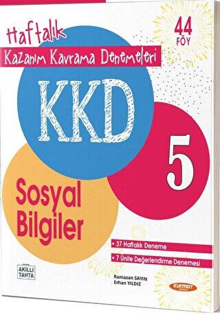 KKD 5. Sınıf Sosyal Bilgiler Haftalık Kazanım Kavrama Denemeleri - 1