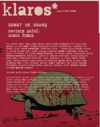 Klaros Sayı 15: Sanat ve Savaş - Klaros Yayınları