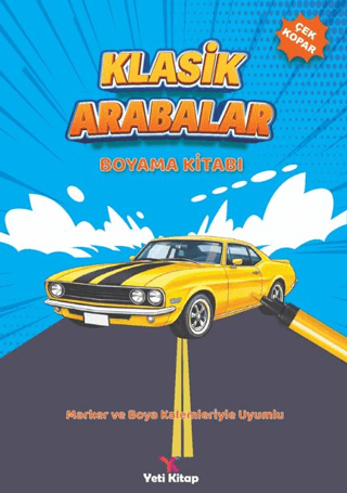 Klasik Arabalar Boyama Kitabı - 1