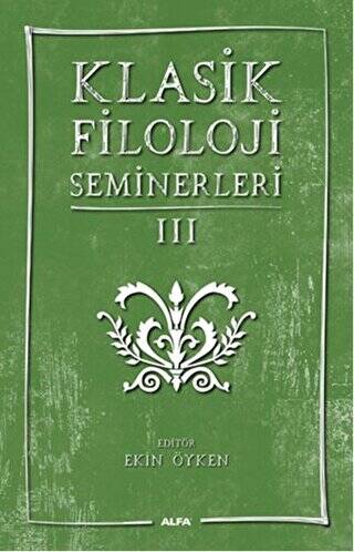 Klasik Filoloji Seminerleri 3 - 1