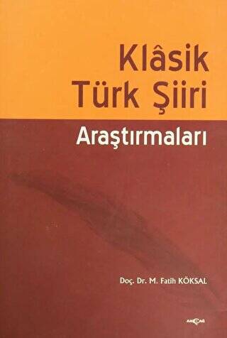 Klasik Türk Şiiri Araştırmaları - 1
