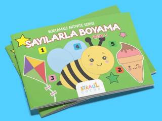 Kodlamalı Aktivite Serisi - Sayılarla Boyama Kitabı - Seviye 1 - 1