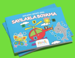 Kodlamalı Aktivite Serisi - Sayılarla Boyama Kitabı - Seviye 2 - Staau Çocuk