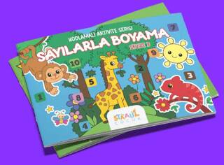 Kodlamalı Aktivite Serisi - Sayılarla Boyama Kitabı - Seviye 3 - 1