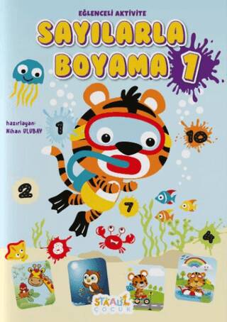 Kodlamalı Eğlenceli Aktivite - Sayılarla Boyama Kitabı 1 - 1