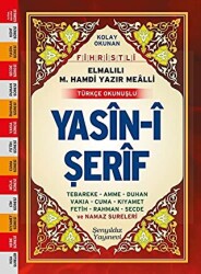 Kolay Okunan Fihristli Elmalılı M. Hamdi Yazır Mealli Türkçe Okunuşlu Yasin-i Şerif Çanta Boy - 1