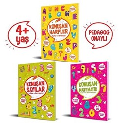 Konuşan Etkinlikler Serisi 4+ Yaş 3 Kitap Takım - 1