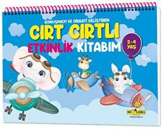 Konuşma ve Dikkati Geliştiren Cırt Cırtlı Etkinlik Kitabım 2-4 Yaş - 1