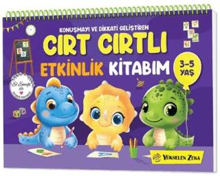 Konuşma ve Dikkati Geliştiren Cırt Cırtlı Etkinlik Kitabım 3-5 Yaş - 1