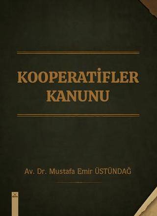 Kooperatifler Kanunu - 1