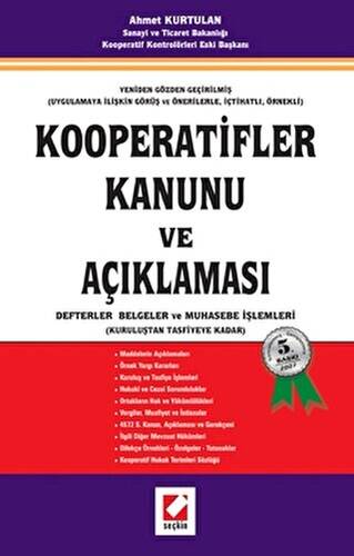 Kooperatifler Kanunu ve Açıklaması - 1