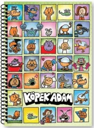 Köpek Adam Çizgili Defterler - Altın Kitaplar