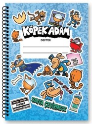 Köpek Adam Kareli Defterler - Altın Kitaplar
