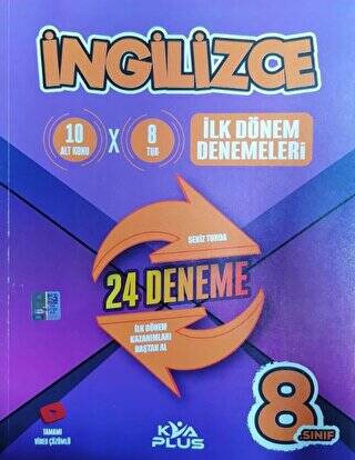 Plus 8. Sınıf LGS 1. Dönem İngilizce 24 Deneme - 1