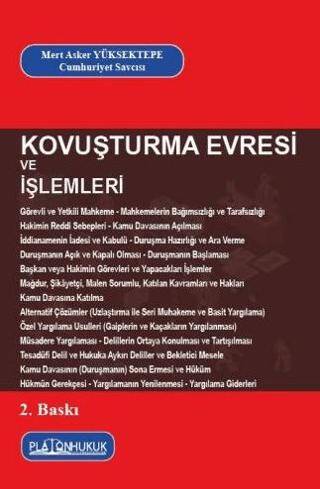 Kovuşturma Evresi ve İşlemleri - 1