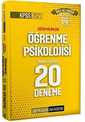 KPSS 2021 Eğitim Bilimleri Öğrenme Psikolojisi Tamamı Çözümlü Tamamı Çözümlü 20 Deneme - 1