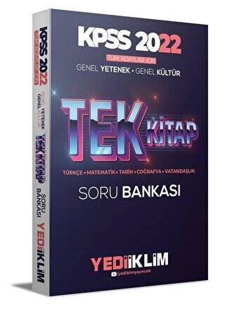Kpss 2022 Tüm Adaylar İçin Genel Yetenek Genel Kültür Tek Kitap Soru Bankası - 1