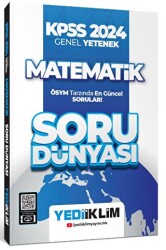 KPSS Genel Yetenek Matematik Soru Dünyası - Yediiklim Yayınları