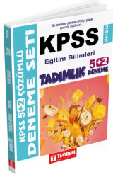 KPSS 5+2 Deneme Sınavı Eğitim Bilimleri Tamamı Çözümlü - Teorem Yayıncılık