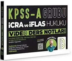 KPSS A Grubu İcra ve İflas Hukuku Video Ders Notları - 1