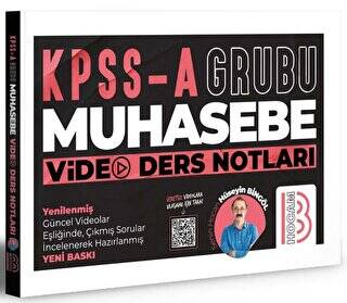 KPSS A Grubu Muhasebe Video Ders Notları - 1
