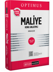 KPSS A Grubu Optimus Maliye Konu Anlatımı - Pegem Akademi Yayıncılık