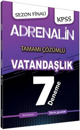 KPSS Adrenalin Vatandaşlık Tamamı Çözümlü Soru Bankası - 1