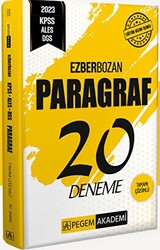 KPSS ALES DGS Ezberbozan Paragraf 20 Deneme - 1