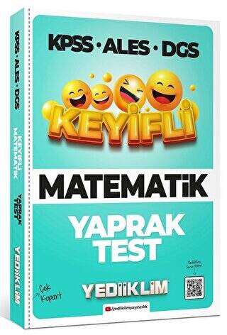 KPSS - ALES - DGS Keyifli Matematik Tamamı Çözümlü Çek Kopart Yaprak Test - 1