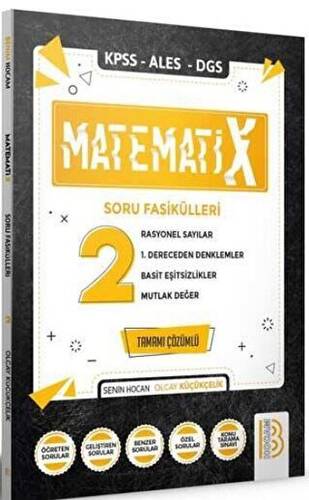 KPSS ALES DGS Matematix - 2 Matematik Soru Fasikülleri - 1