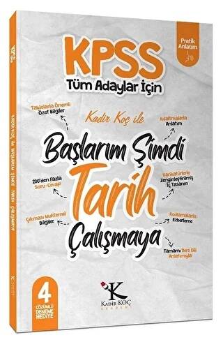 KPSS Başlarım Şimdi Tarih Çalışmaya Ders Notları - 1